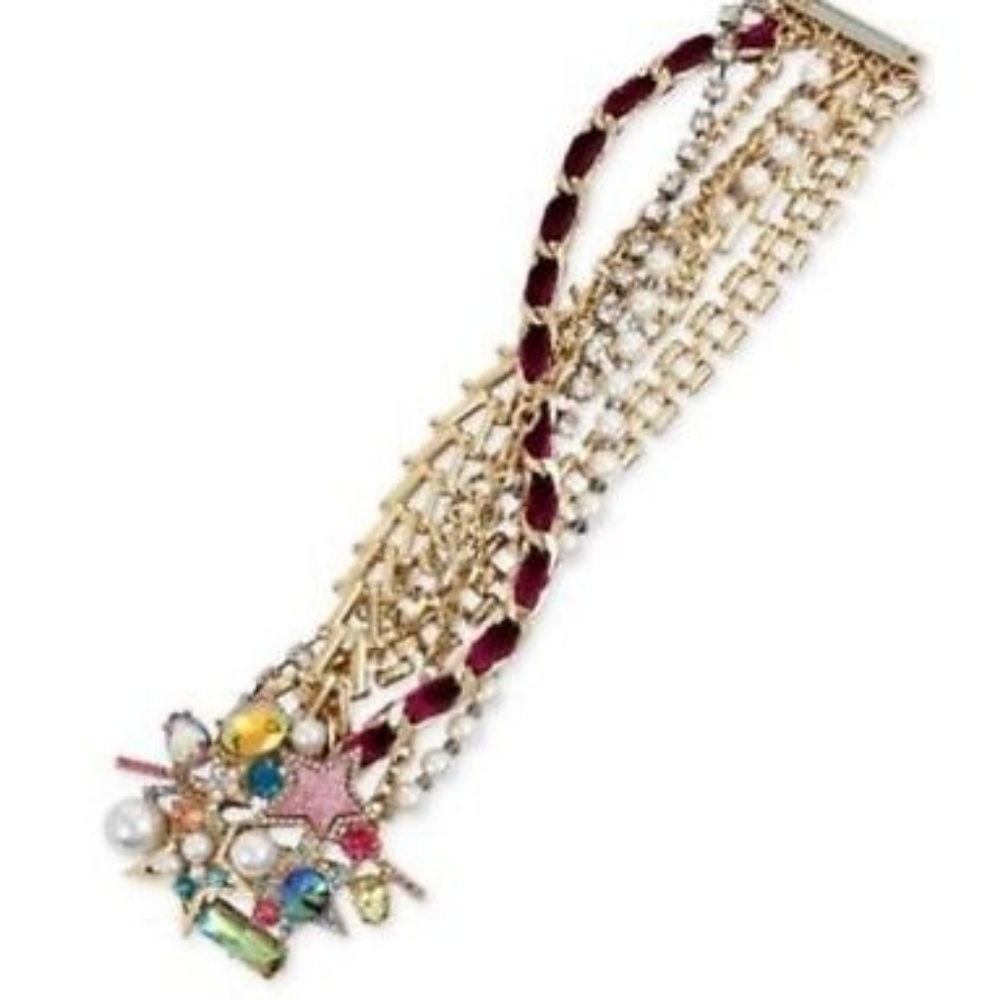 NWT Betsey Johnson Shooting Stars Bracelet - FIRM! - Picture 1 of 5